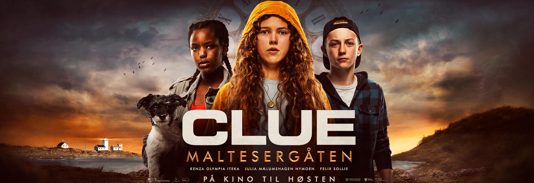 plakaten til filmen Clue Maltesergåten