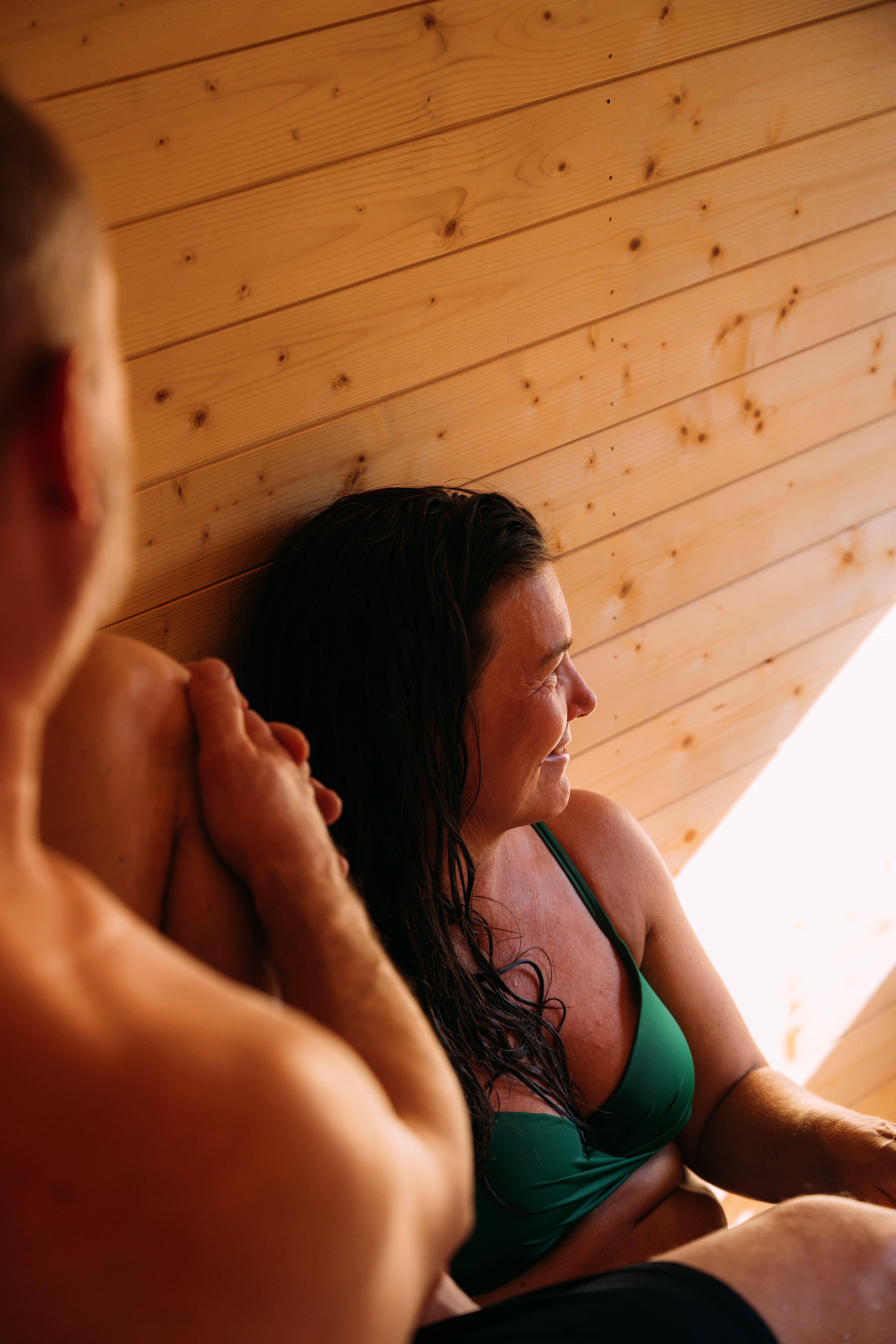 Skogens rom Sauna i Lunde ved Telemarkskanalen