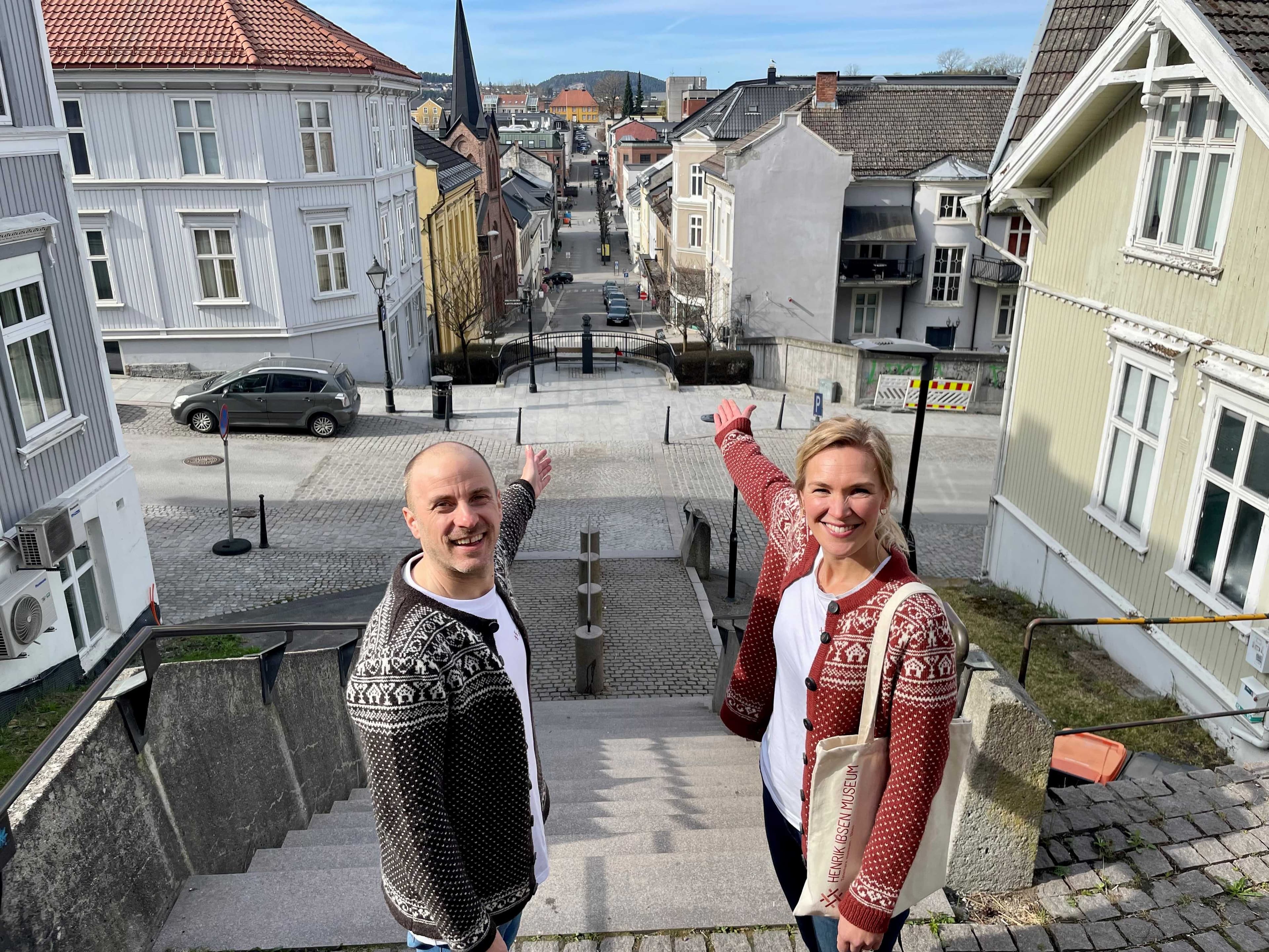I spora til Ibsen i Skien