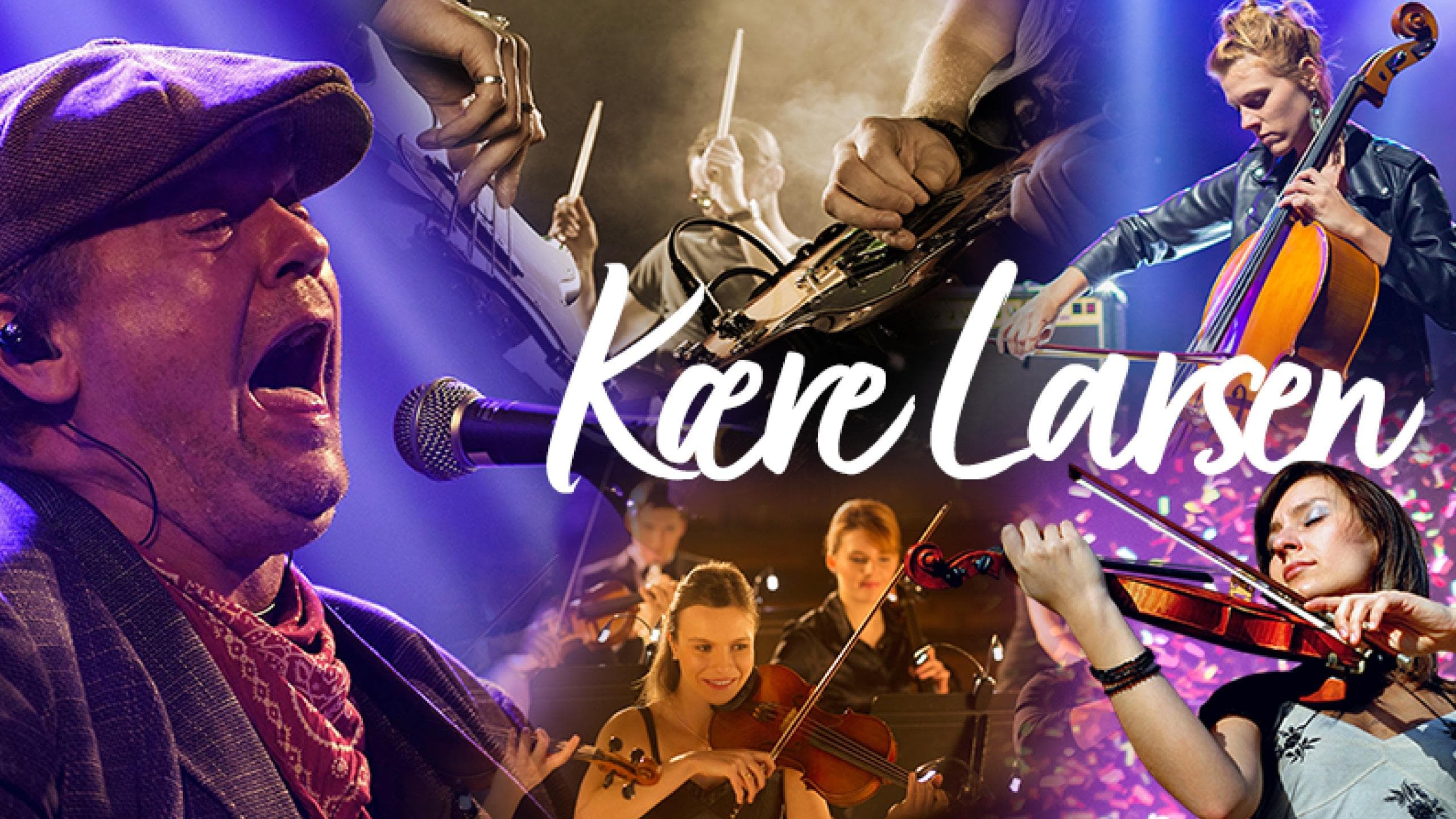 Plakat til "En hyllestkonsert til Kim Larsen"