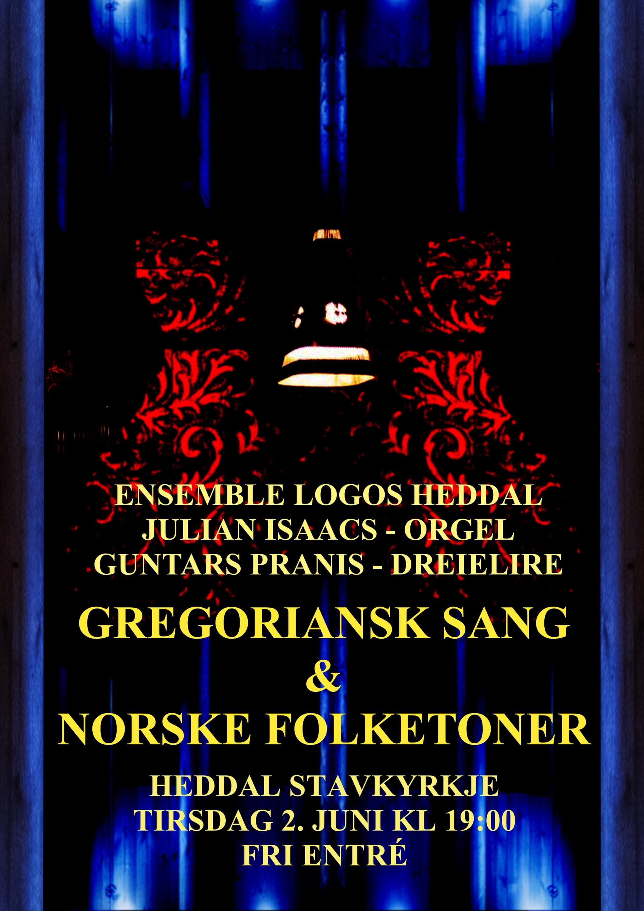 Plakat til konserten