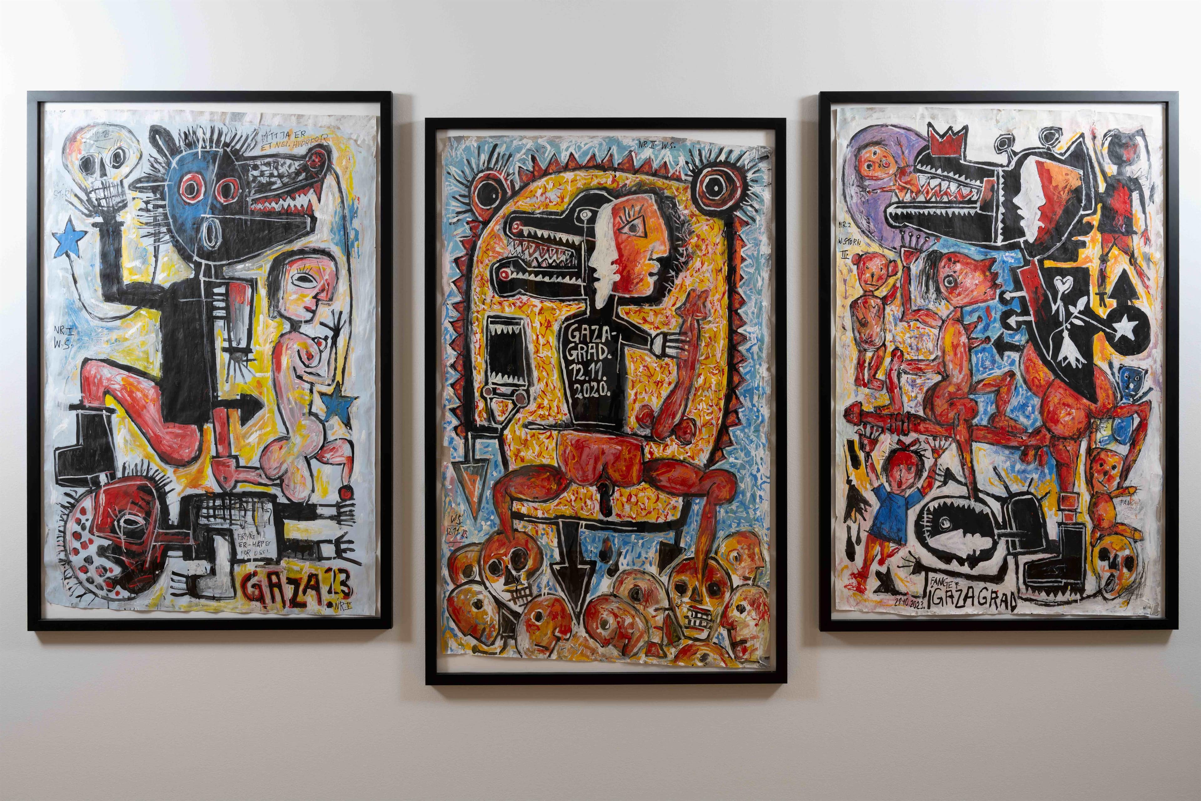 Willibald Storn, "Gaza alter I-III."