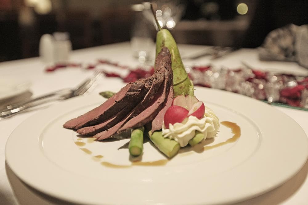 gourmetmiddag på Straand Hotel