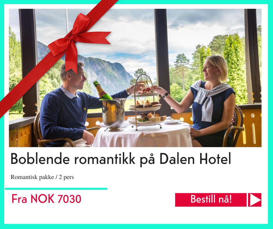 julegavetips 2022 - boblende romantikk Dalen Hotel