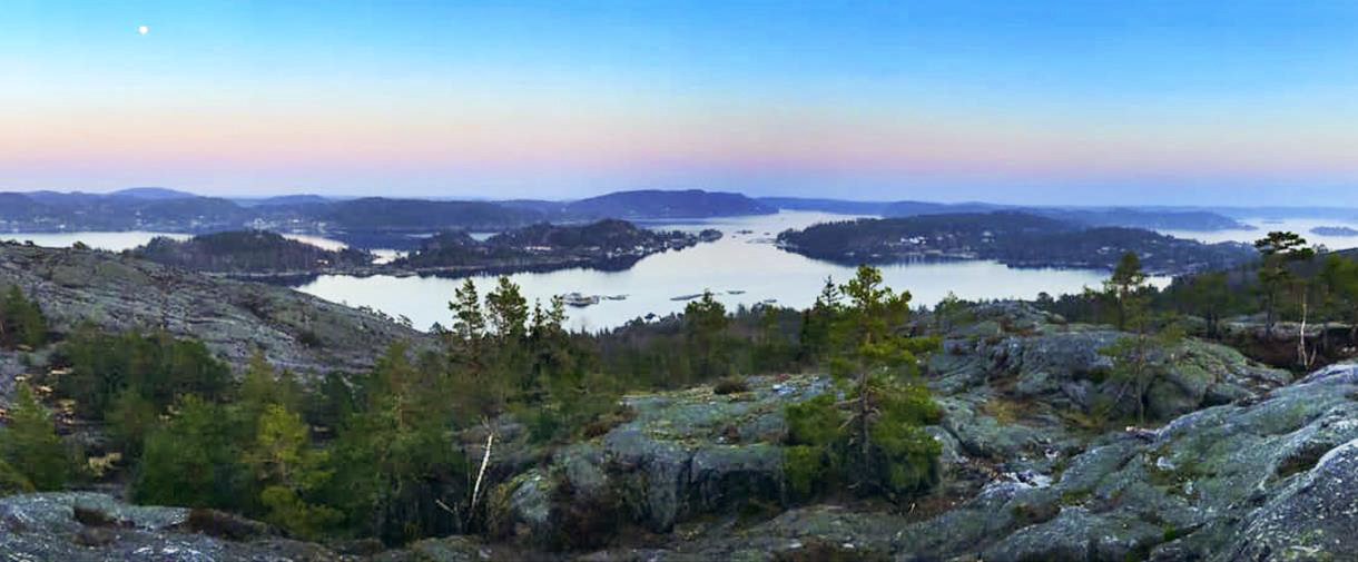 Utstikt fra Hegrefjell i Kragerø