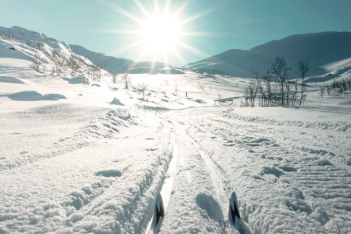 Langrenn på Gausta området i Telemark