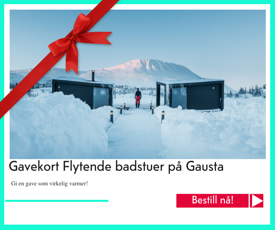 julegavetips flytende badstuer på Gaustablikk Fjellresort