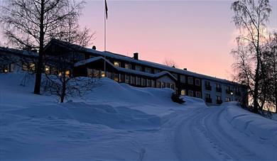 Winter at Morgedal Hotel
