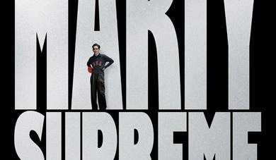 plakat til "Marty Supreme"