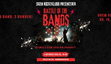 plakat til "Battle of the bands"