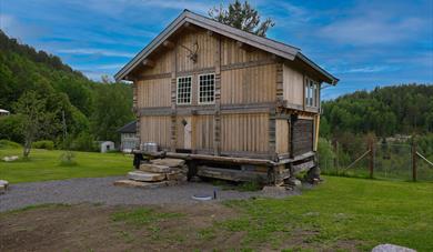Hjortehagen stabburet ute