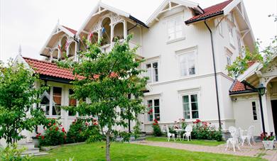 Seljord Hotel med en fin uteområdet