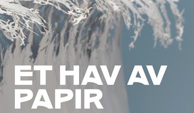 plakat "et hav av papir