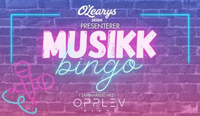 plakat til "Musikk bingo"