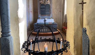 Lysglobe i Seljord kyrkje