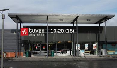 inngangen til Tuvensenteret i Notodden