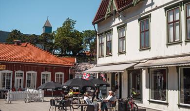Langesund Landhandel uteplass