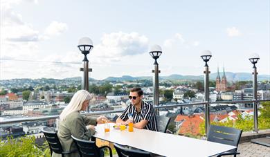 par på Brekkeparken kafe