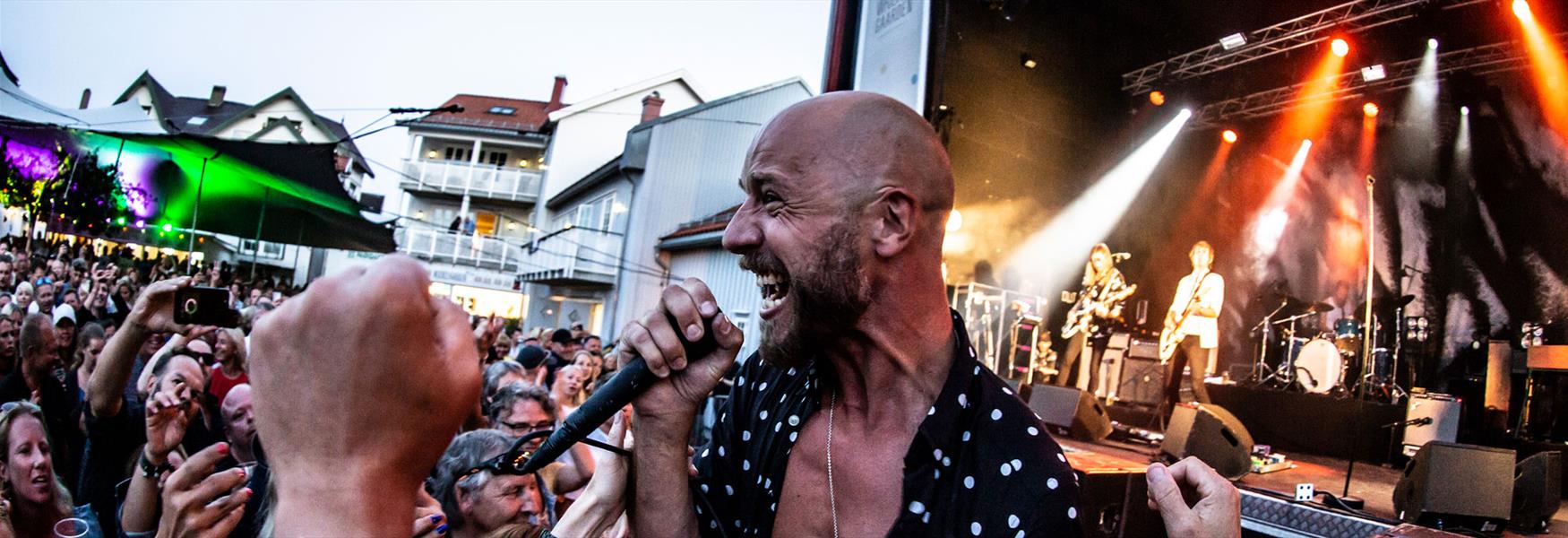 konsert på wrightegaarden in Langesund