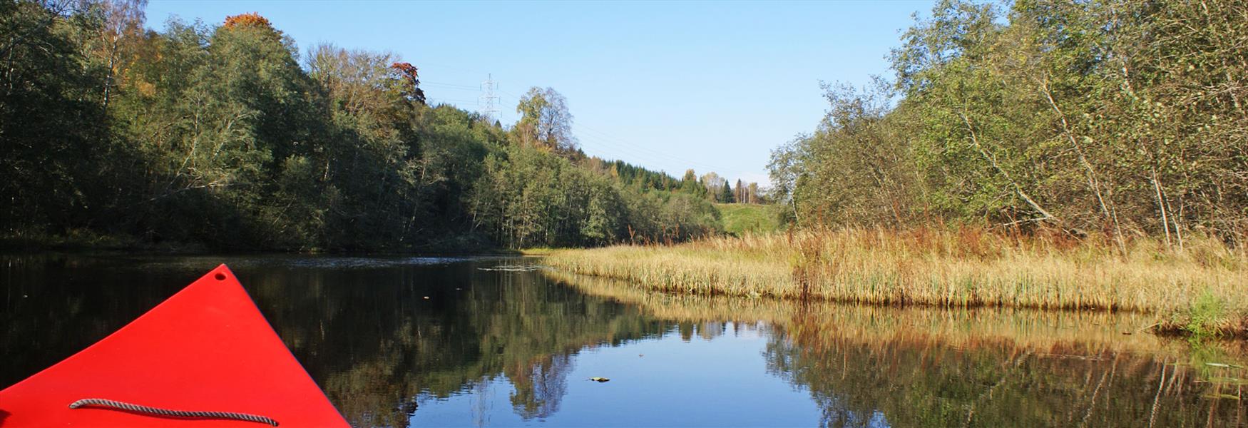 padling på Falkumselva i Skien