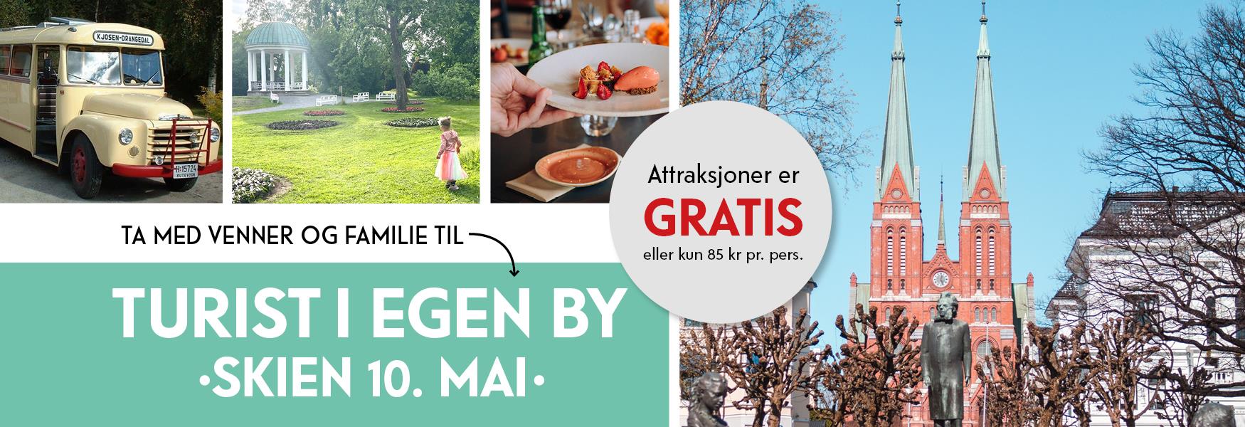 banner "Turist i Skien by"