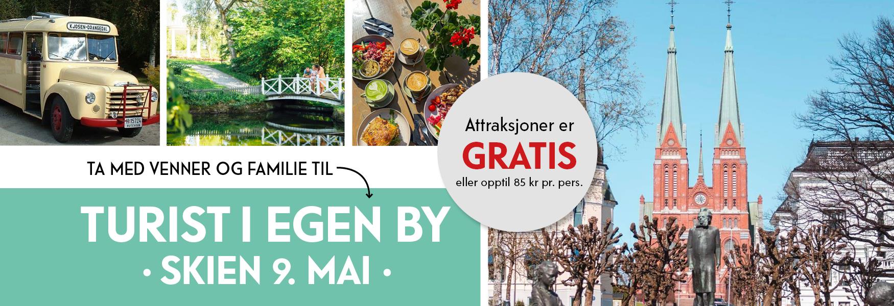 banner "Turist i Skien by"