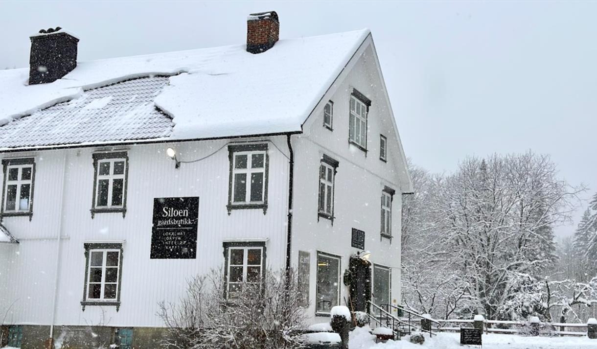 Siloen Gårdsbutikk i vinter