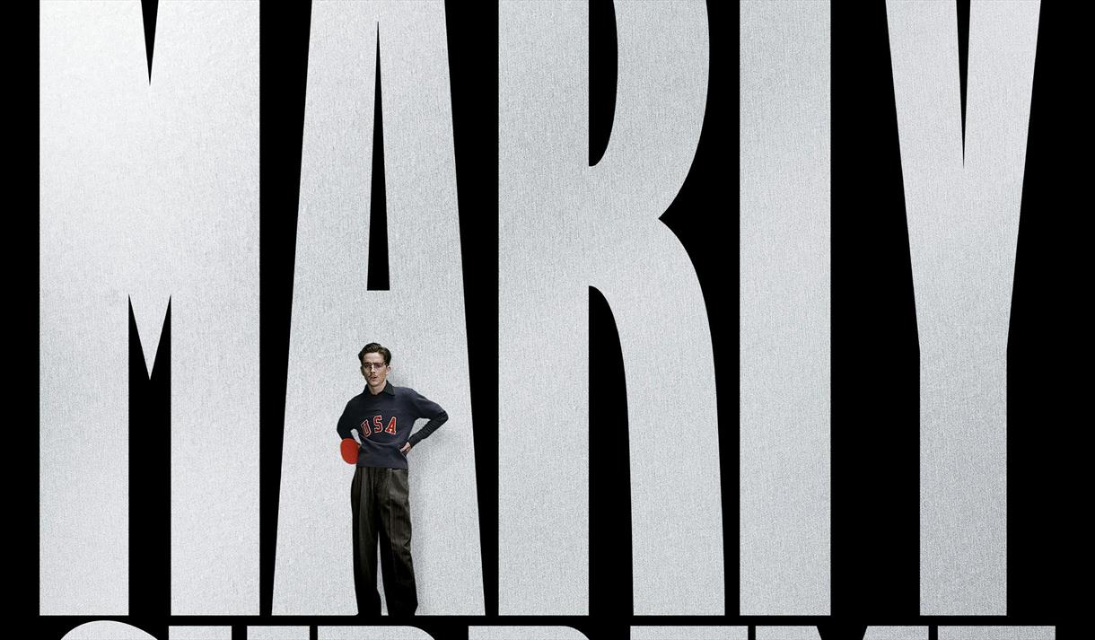 plakat til "Marty Supreme"