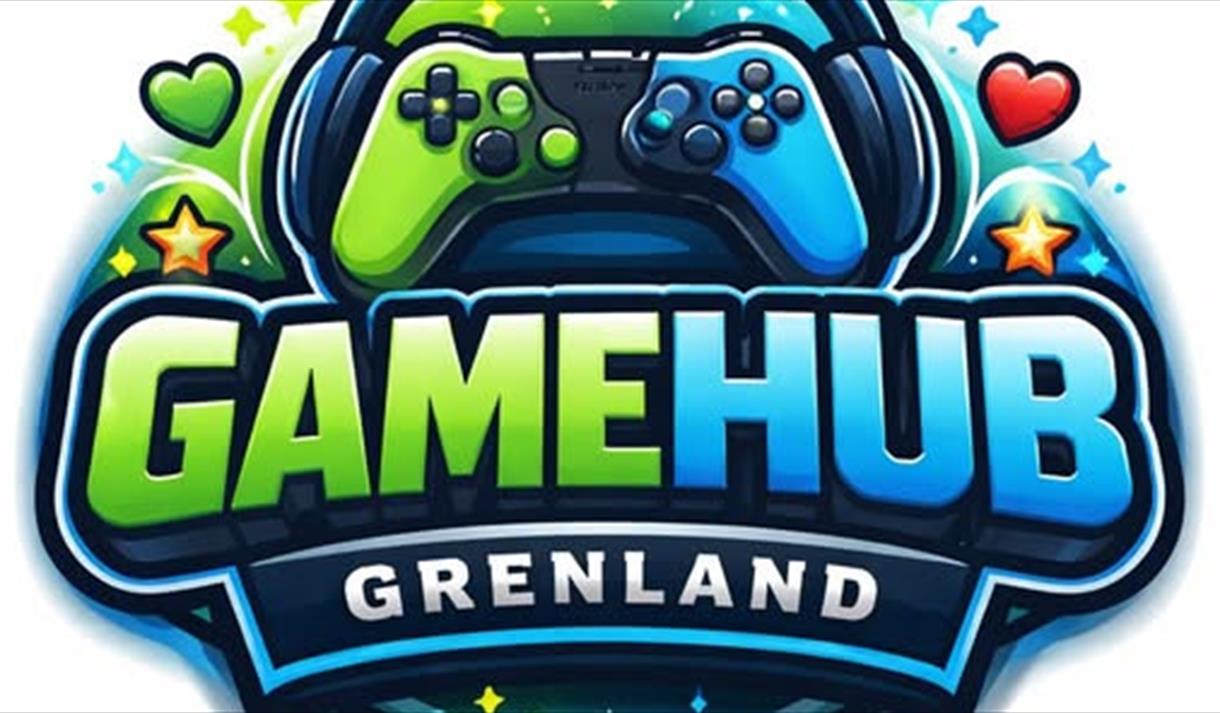 plakat til "GAMEHUB GRENLAND"