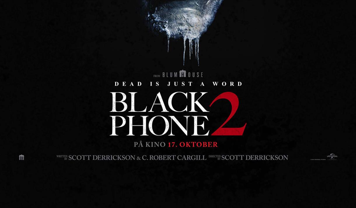 plakat til "Black phone"