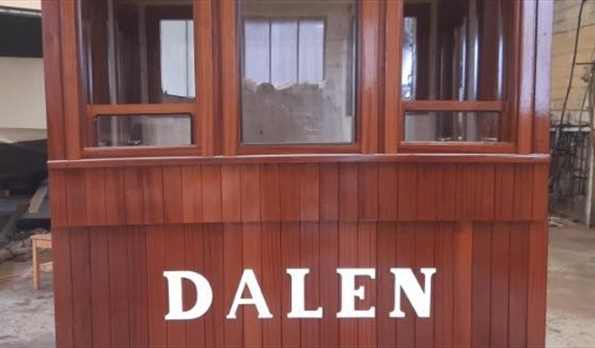 Rett før montering ombord på båten.