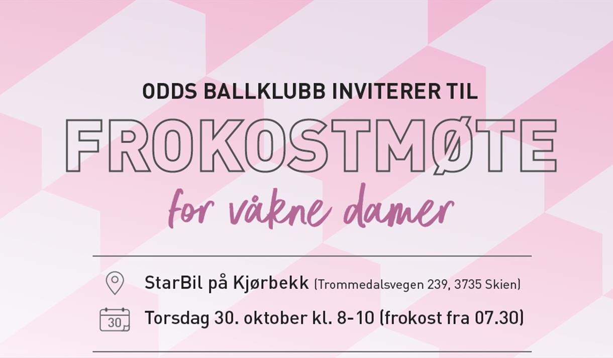 plakat til "frokostmøte"