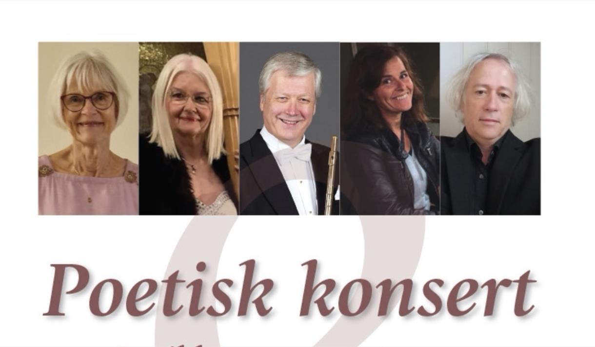plakat til "Poetisk konsert"