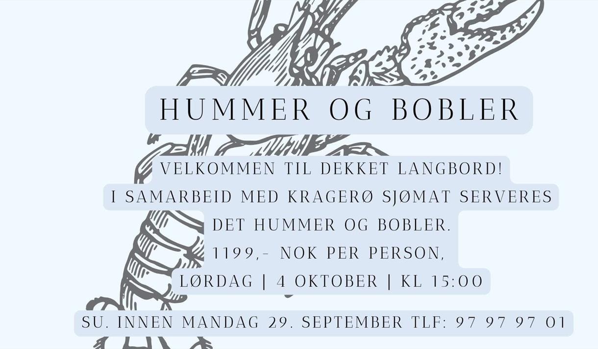 plakat til Hummer og Bobler