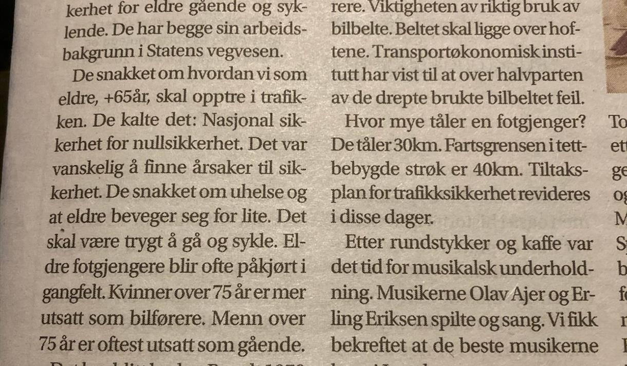 Litt infor fra kurs i Lunde