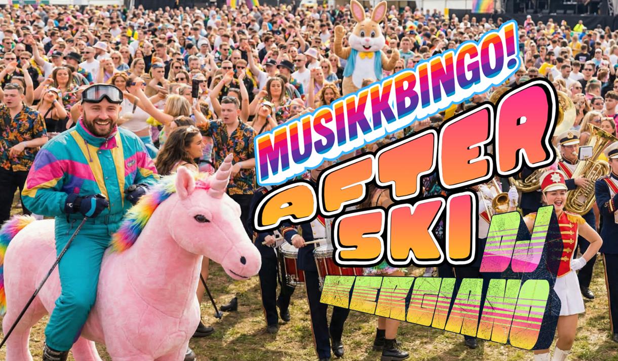 plakat til "Musikkbingo & afterski-påskeaften"