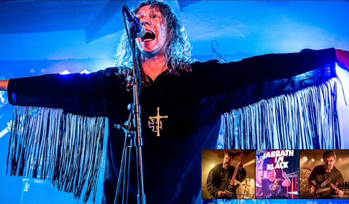 plakat til "Sabbath in Black-hyllestkonsert"