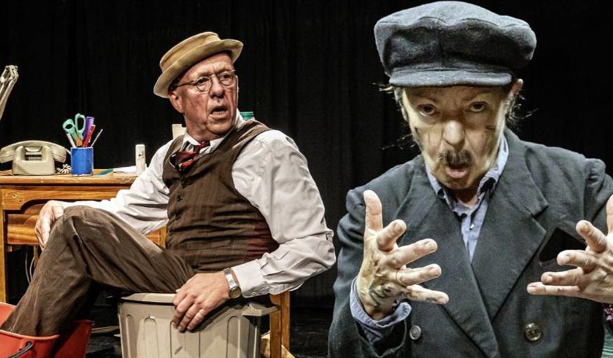 Scene fra "Mitt liv som Mann og Fallets Logikk"