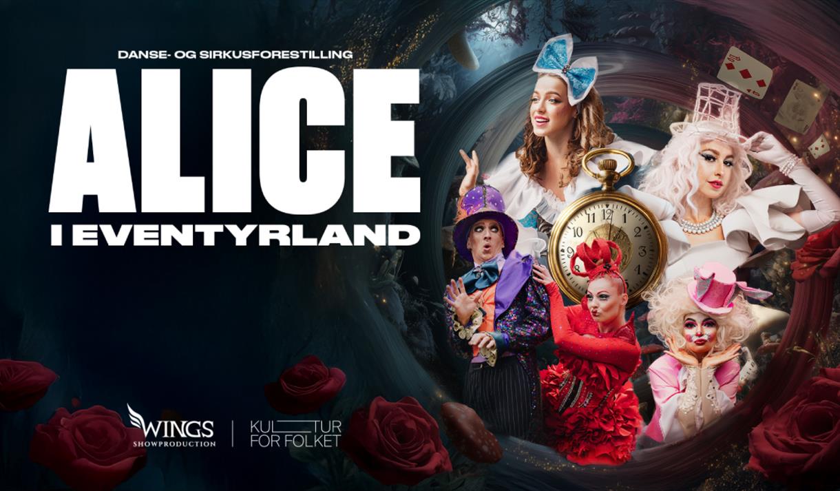 plakat til "Alice i eventyrland"