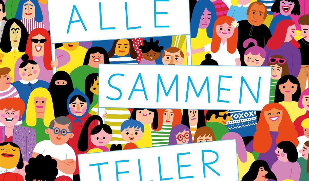 Forsiden av boka "Alle sammen teller" av Kristin Roskifte