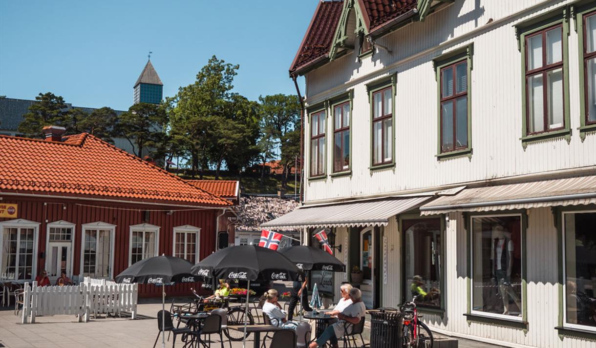 Langesund Landhandel uteplass