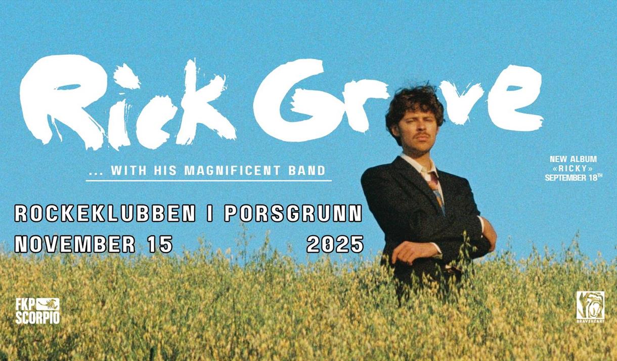 plakat til " RICK GROVE "