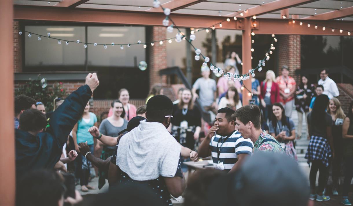 folk på Villa Fløyen