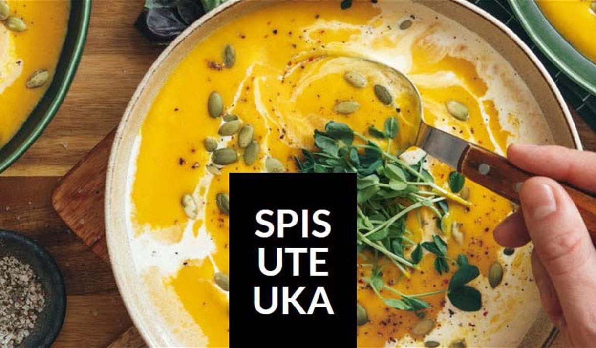 plakat til "Spis ute uke"