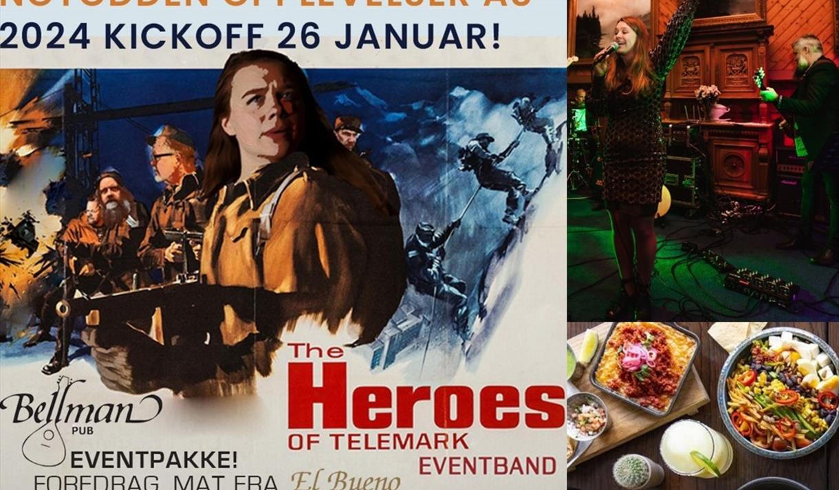 26. januar får du både deilig mexicansk mat (buffet), spennende foredrag og livlig festkonsert, på Notodden