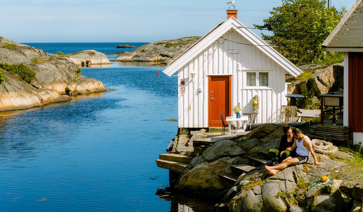 Liten hytte i portør