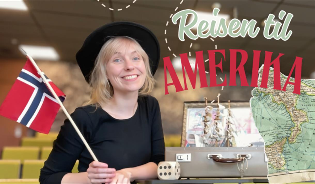 plakat til "Reisen til Amerika"