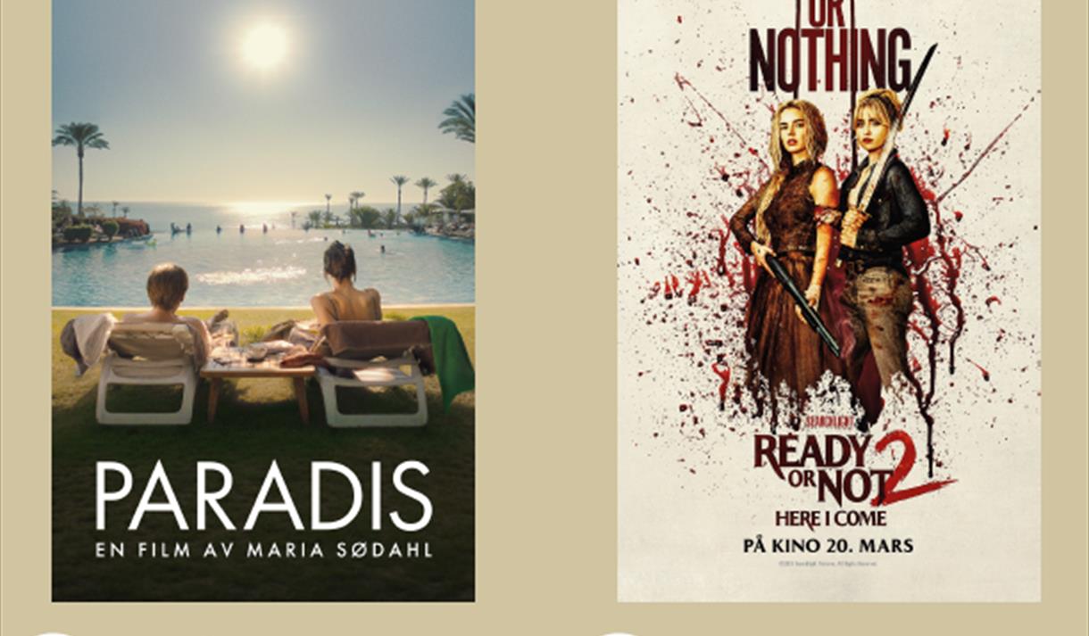 FIlmen "Paradis" kl. 16:00 og Ready or Not kl. 18:00