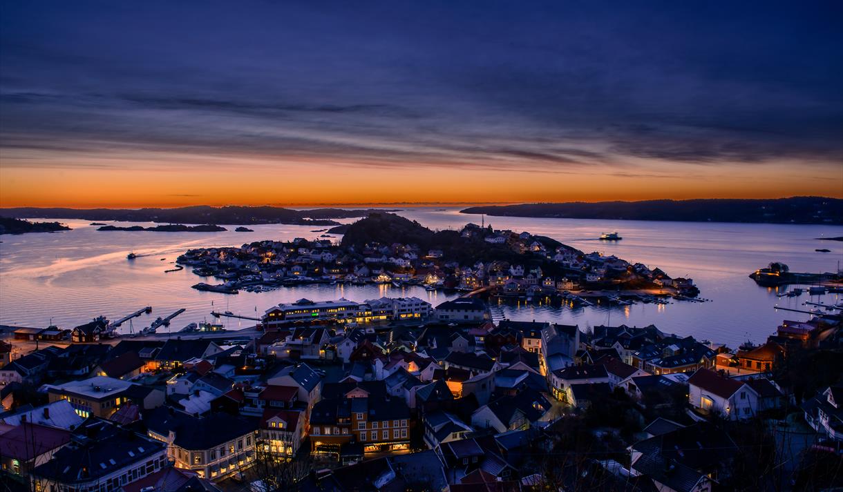Utsikt over Kragerø fra Steinmann utstiktspunkt