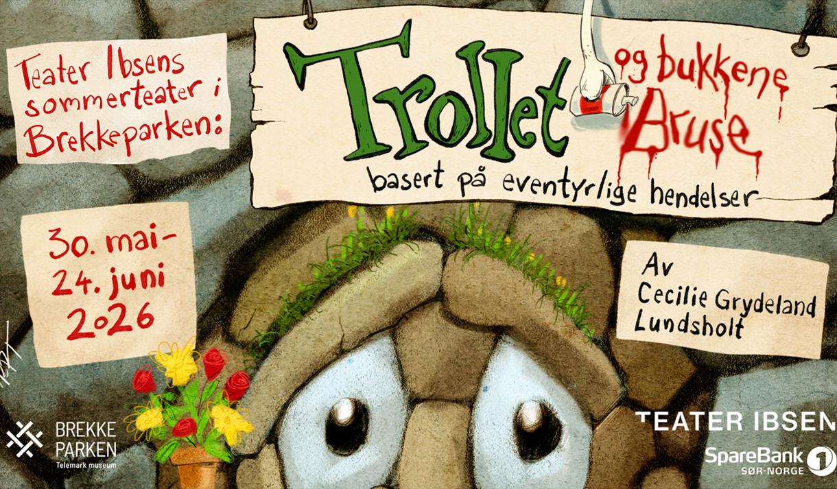 plakat til "Trollet og bukkene bruse"